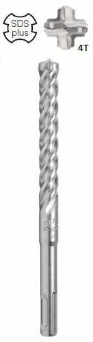 PUNTA 4 TAGLI HIKOKI SDS-PLUS Ø 16MM X L.265MM UTILE 200MM