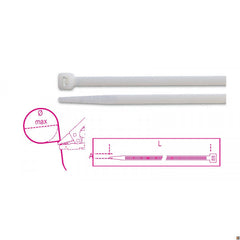 FASCETTE NYLON NEUTRE 3,6X200 BETA