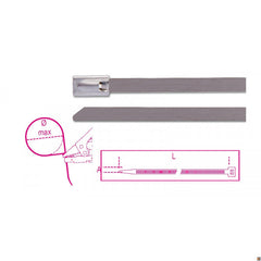FASC.AUTOBLOCC. INOX 7,9X680 BETA