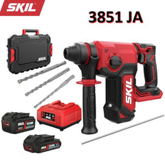 TRAPANO A PERCUSSIONE BATTERIA SKIL 3851 JA BRUSHLESS PIU' KIT BATTERIE E CARICABATTERIE