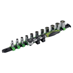 SET CHIAVI A  BUSSOLA ESAGONALE 1/4" + CRICCHETTO