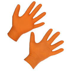 CONFEZIONE 50 PZ GUANTI NITRILE ARANCIO