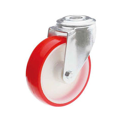 RUOTA DYO SUPPORTO ROTANTE FORO CENTRALE Ø 63 RIVESTITO POLIURETANO