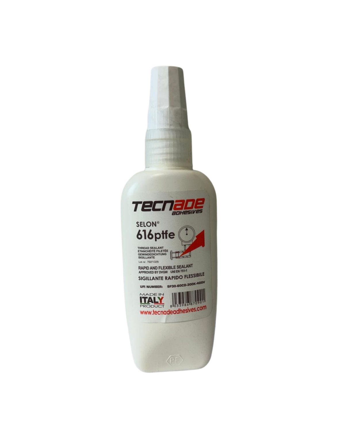 SIGILLANTE RAPIDO PTFE TECNADE ART.616 PTFE 50ML  (EQUIVALENTE LOCTITE 572)