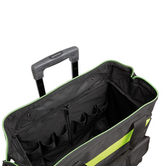 Trolley Portautensili in Tessuto con Manico Telescopico e Multitasche - Valigia Porta Attrezzi Fasano FG 1456