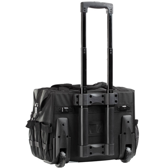 Trolley Portautensili in Tessuto con Manico Telescopico e Multitasche - Valigia Porta Attrezzi Fasano FG 1456