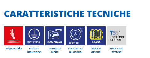 Idropulitrice a caldo MOD.4590 EM230V 50HZ