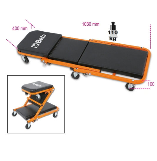 Lettino sottomacchina e seggiolino BETA 3002