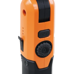 Lampada da ispezione ricaricabile a LED, con doppia emissione luminosa, snodata e orientabile a 180°