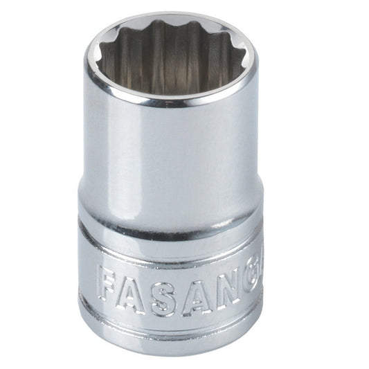 CHIAVE A BUSSOLA POLIGONALE 1/2'' SERIE IN POLLICI - 7/16" 625C/IN3  FASANO